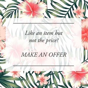 ✨REASONABLE✨ offers accepted